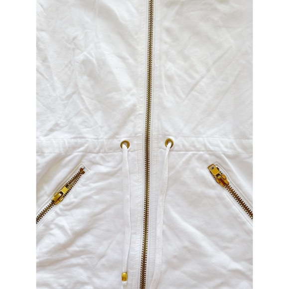 Boston proper zipper white jacket long sleeve - Picture 9 of 11